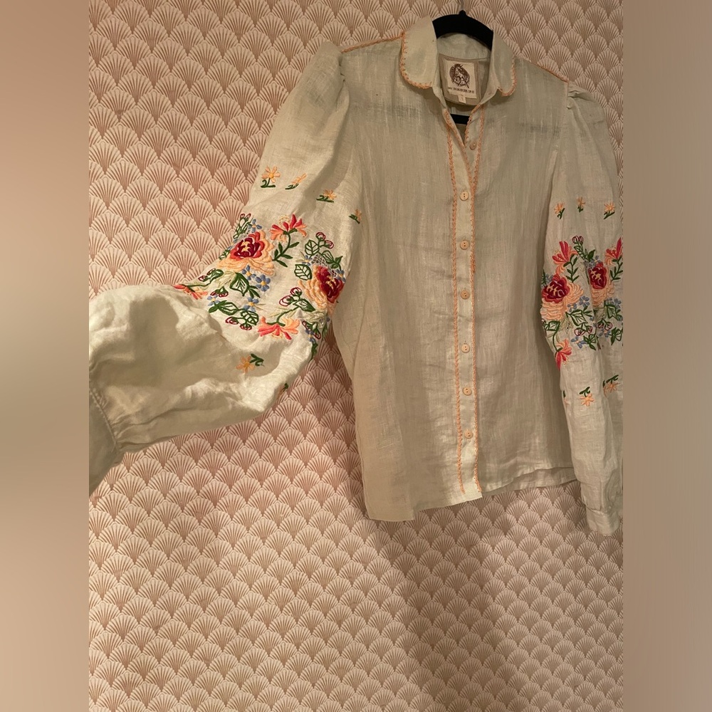 Chasing Unicorns Cloud Dancer Blouse - image 3